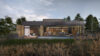 Modern house in belgian countryside